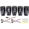Fydun LED Cab Roof Top Luce di Spazio Complessivo, 5Set Impermeabile 12V LED Universale SUV Pickup Truck Luce Superiore Cabina Luce di Cupola
