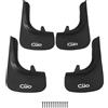 RE&AR Tuning Compatibile con Renault Clio 1998-2025 Parafanghi anteriore + posteriore 4 pezzi KIT