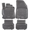 MTM Tappetini Gomma per Dacia Sandero III/Sandero Stepway 2021- Design a Vaschetta, su Misura con Bordi Rialzati cod. 3D 9440