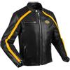 SEGURA, Giacca da moto cuoio FORMULA Nero/Giallo, L