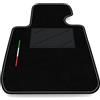 Somer Car Tappetino Auto SOLO LATO GUIDA 1pz compatibile con BMW Serie 3 F31 2012-2019 | 1 tappeto su misura in moquette, bandiera Italia