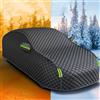 FUNEAER Telo Copriauto Antigrandine per Ford Puma,Telo Antigrandine per Auto in Cotone Addensato Antisole,Antipolvere,Antivento,Antineve Nero-Full Cover