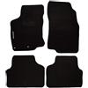 Lupex Shop TPMIS2FIX_Qashqai.s2 Tappetini auto in moquette con logo per Qashqai serie 2 con 2 clip