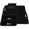 Somer Car Kit Tappetini Auto compatibili con Audi A4 B8 Avant 2008-2016 | Set Tappeti in Moquette, ricamo ☐Edition, Tappeto auto su misura