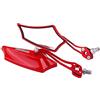 Fydun Specchi per moto, Fydun 1 paio di 10 mm 8 mm universale per scooter moto in lega di alluminio vista posteriore specchietti retrovisori 4 colori per la maggior parte di moto e scooter(Rosso)