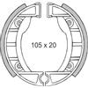 Rms Classic Coppia ganasce freno anteriori RMS Classic compatibile con Aprilia/compatibile con Piaggio Si