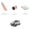 HOFFCAR Kit tagliando 3 filtri compatibile con Citroen C3 Picasso 1.4 70kw dal 2009