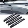 LiYeeYP 4 Pezzi Paracolpi Portiere Auto per Fiat 500X Cross/City Cross e Altre Auto, Protezione per Bordi per Auto Porte Accessori Auto,Black