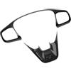YFQAZXSW Adesivi for rivestimento del pannello dei pulsanti del volante for Ford Fiesta ST MK8 2017-2022, accessori for interni auto(Carbon fiber)