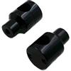 BHYShop Nero 2,5 cm 25 mm manubrio riser per Cruiser chopper Cafe Racer bobber Custom