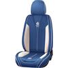 Congxy Set Coprisedili Auto Universale per Anteriori e Posteriori | Compatibile con Airbag Laterale, Blu