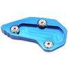OPSREY Moto Cavalletto Piastra Cavalletto Laterale Supporto Del Piede Ingrandire Per BMW R1200R R1200RS 2015-2018 Refit Extender Accessori (Colore : Blu)