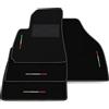 Somer Car Kit Tappetini Auto compatibili con Hyundai Santa Fé 2000-2006 | Set Tappeti in Moquette, Bandiera Italia, Tappeto auto su misura