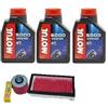 MG Kit KIT TAGLIANDO YAMAHA XT 600 XTZ 660 OLIO MOTUL FILTRO OLIO ARIA CANDELE