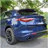 UAGFDFF Diffusore per Alfa per Romeo per Stelvio 2017-2021 ABS Spoiler Posteriore per Auto Nero Lucido o Kit carrozzeria in Fibra di Carbonio Ala Posteriore(Nero Lucido)