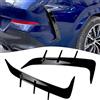 VRTYVEYBB Canard, splitter per paraurti posteriore, per BMW X6 G06, rivestimento per bocchetta dell'aria, materiale ABS, antigraffio, decorazione elegante, facile installazione, 2019-2023, include 2 pezzi