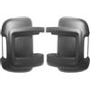 Easy Link 2 x copri specchietto retrovisore esterno sinistro destro nero braccio corto compatibile con Peugeot Boxer Citroen Jumper Fiat Ducato 2006-2020 735424438 735424437
