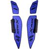 FTNXLBNQC Poggiapiedi Per Moto Pedane Per Moto Anteriori E Posteriori Piastra Antiscivolo Set Pedale Per Yam&aha XMAX 300 2020-2023(Blue)