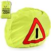 WE ARE RACING. RACEFOXX.COM Racefoxx, triangolo di avvertimento per casco da moto, casco da moto, segnale di avvertimento, protezione contro gli incidenti, primo soccorso, borsa per casco