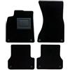 OFFICINE MILANO IL TUO STILE IN AUTO. 4 Tappetini per Audi A6 dal 2011 al 2018 berlina/SW serie C7 in Moquette Nero Su Misura OFFICINEMILANO. 2 Anteriori+2 Posteriori. Sistema di Fissaggio Compatibile con l'Originale.