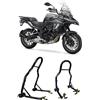 WinNet Coppia di cavalletti alzamoto alza moto per alzare sollevare la ruota posteriore e anteriore del della BENELLI TRK 502 602 X