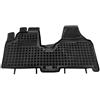 MTM Tappetini Gomma per Fiat Scudo II (L2) panorama 2007-2021 Design a Vaschetta, su Misura con Bordi Rialzati cod. 3D 5369