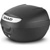 E-BIKERS BAULETTO NERO SHAD SH26 SH 26 CON PIASTRA UNIVERSALE VALIGIA MOTO SCOOTER 26 LITRI