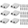 Giwnhvx Connettore batteria 50 A 600 V per Anderson, morsetto per caravan, moto, adattatore di alimentazione, 6 pezzi