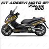 IRIDEA DESIGN ADESIVI SPORT CARENA GRAFICA COMPATIBILE COMPATIBILE CON YAMAHA COMPATIBILE CON TMAX T MAX 500 01/07 ORO MOTO