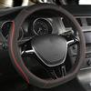LIZHIguo Copri Volante per Auto per Ford Kuga (CX482) Titanium X St Line 2019-2024,Coprivolanti Auto,Copri Sterzo Traspirante e Antiscivolo per Uomini e Donne,Accessori Durevoli da Interno