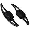 SHUGWA Paletta Volante Prolunga Accessori Per Golf 8 Estensione Paddle Per Volante Auto ABS Volante Estensione Cambio(Black)