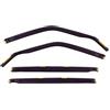 J&J AUTOMOTIVE Deflettori d'Aria per Audi A4 B5 Wagon 1995-2001, Set da 4 Pezzi, Nero Fumé Oscurato Heko