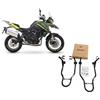 WinNet Coppia di cavalletti alzamoto alza moto per alzare sollevare la ruota posteriore e anteriore del della BENELLI TRK 702