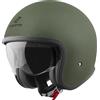 Bogotto H589 Solid Casco Jet, oliva opaco, XS