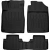 J&J AUTOMOTIVE SCOUTT Tappetini Auto in Gomma Su Misura per Honda CR-V 2012-2016, Set da 4 Pezzi, Tappeti 3D Design con Bordo Alto, Inodore, Qualità Premium