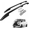 CHROMEMASTER Barre trasversali da Tetto | Compatibili con Ford Transit Custom 2012-2023 L1; Sono utilizzate per il montaggio di portapacchi, box da tetto o portabiciclette | Costruzione in alluminio