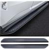 Wusecssy 2 pedane laterali per VW Amarok 2023-2025 2026, pedane laterali in alluminio, colore nero (con staffe)