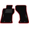 Generico Tappetini compatibili con Fiat 124 Spider 2016-2025, ricamo bandiera Italia, kit tappetini auto personalizzati
