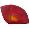 V-MAXZONE PARTS Fanale posteriore sinistro Compatibile Ford Fiesta IV 1995 1996 1997 1998 1999 2000 2001 2002 VT818L Lato Conducente Sinistro Fanale Posteriore Gruppo Fanale posteriore Giallo