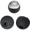 EASYSHOP24H Pomello Leva Cambio per Mini One Cooper S R50 R52 R53 Impugnatura 6 Marce Manopola Similpelle Argento