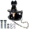 XIMPLIO Giunto per talpa con bullone per sfera flangiata AHK - giunto combinato 90 mm per ATV e quad, camper, veicoli statunitensi, trattori, furgoni, camion (con viti)