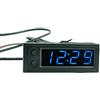 Riloer Termometro digitale per orologio, 3 in 1, con display LCD, colore: blu