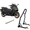WinNet Cavalletto da moto alza ruota gomma alzamoto posteriore per alzare sollevare da dietro compatibile con Yamaha Tmax 500 530 560 750 900 T - MAX T-MAX