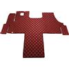 KRAM-TRUCK Tappetini trapuntati KRAM-TRUCK Compatibili con Fiat Ducato, Peugeot Boxer, Citroen Jumper del 2007, Borgogna, spugna in pelle sintetica 1 cm, certificato di igiene, fodere comode