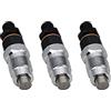none-branded Iniettore di Carburante 3 Pezzi 16001-53002 per Motore Kubota D722 Kubota Gr2120b-2 Gr2110 Gr2120 Gr2120b Rtv900g9 Rtv900r9 Rtv900t9 Rtv900w9 Rtv900w9se Rtv900xtg Rtv900xtr
