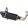 CRRYUQWWM Marmitta Scarico Slip-On Per Tubo Intermedio Per Vespa GTS 250 GTS 300 2007-2017 2018 2019 2020