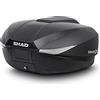 Generico SH58X BAULETTO TOP CASE ESPANDIBILE 46 52 58 CARBON CON PIASTRA E SCHIENALINO compatibile con SHAD SUPPORTI