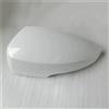 SQNYDH Copertura Specchio Laterale Lato Copri Specchietto Retrovisore Auto Per Ford Per Kuga Per EcoSport 2013-2019, Calotta Specchietto Retrovisore Laterale, Argento/bianco/nero Copri Tappi Calotta(Bianco,S