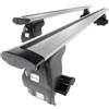 Mossa Barre portatutto in alluminio compatibili con Hyundai i20 Hatchback (2009-2015) argento - portapacchi auto - portabagagli barre da tetto - senza punti di fissaggio di serie 2