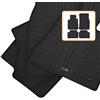 Travall Mats Tappertini Abitacolo Compatibili con BMW Serie 1 3 Porte 2 Volumi Hatchback (2012-2019) 5 Porte (2011-2019) TRM1171 - Tappertini Auto in Gomma Originali